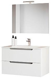 Set de mobila de baie Savini Due Ibiza 80C/F00+oglinda 210/EL+LAMP