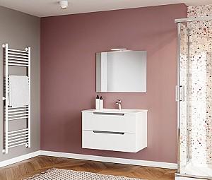 Set de mobila de baie Savini Due Ibiza 80C/F00+oglinda 210/EL+LAMP