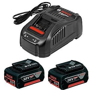 Incarcator pentru scule electrice Bosch GAL 1880 CV + 2X18V 5.0Ah (B1600A00B8J)
