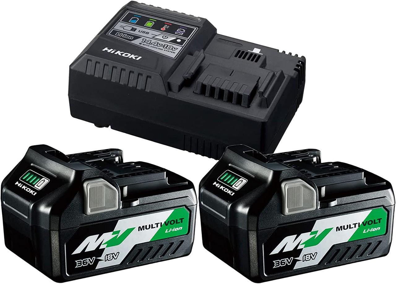 Incarcator pentru scule electrice Hitachi-HiKOKI Incarcator UC18YSL3 + 2 Acumulatoare BSL36B18 (UC18YSL3WEZ)