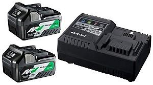 Incarcator pentru scule electrice Hitachi-HiKOKI Incarcator UC18YSL3 + 2 Acumulatoare BSL36B18 (UC18YSL3WEZ)