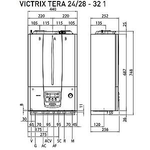 Cazan pe gaz Immergas Victrix Tera 24/28 V2