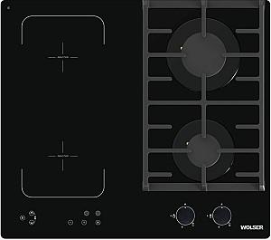 Plita incorporabila combinata Wolser WL-QX602G2IND Black