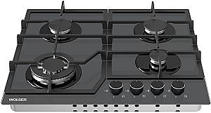 Plita pe gaz incorporabila Wolser WL-6400 GBN Q Gray