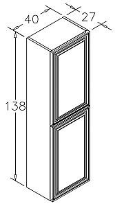Dulap penal Orka Design Capucino