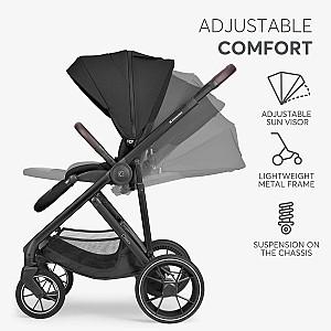 Carucior 3 in 1 Kikka Boo Chiara Black