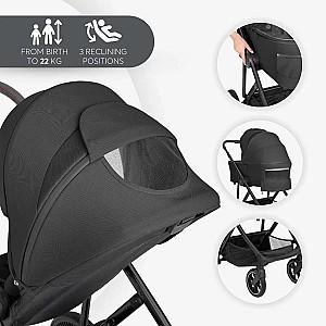Carucior 3 in 1 Kikka Boo Chiara Black