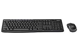 Set tastatura + Mouse Logitech Wireless MK270 Multimedia Black