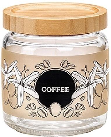 Recipiente pentru condimente Bormioli Rocco Giara Bamboo "Coffe"