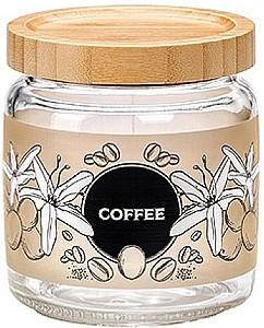 Recipiente pentru condimente Bormioli Rocco Giara Bamboo "Coffe"