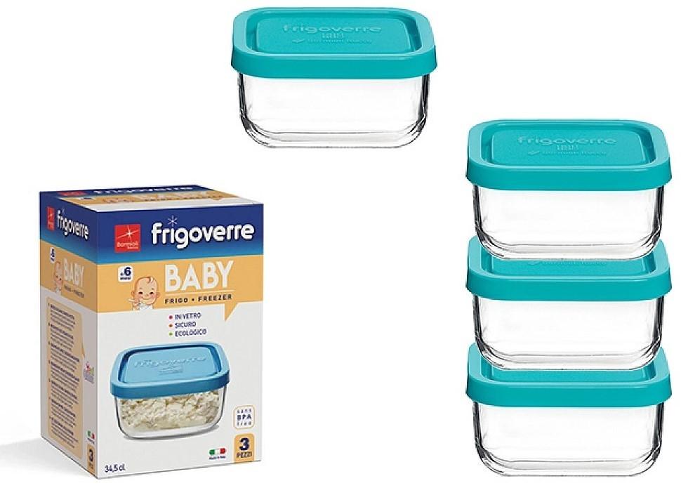 Set de recipiente alimentare Bormioli Rocco Frigoverre Baby (24975)