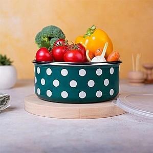 Set de recipiente alimentare Metalac Green Dots 1.3 l