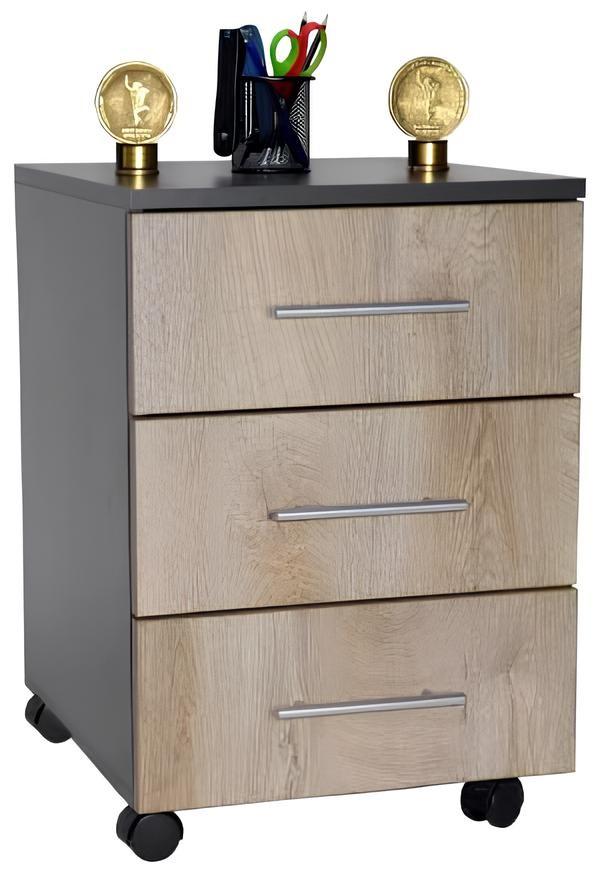 Comoda Andra 3S  44.5x50x64.5 Grey