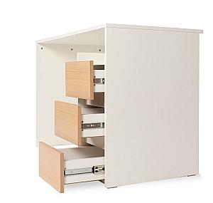 Masa de birou Andra Eterna cu 3 sertare (OM-B3MS-46)