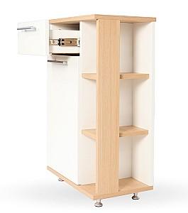 Comoda Andra 1 usa si sertar alb/stejar (OT-A3ME-64)