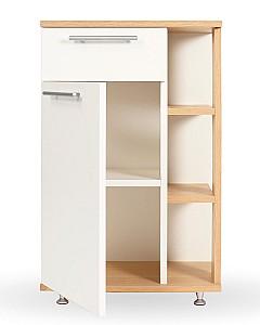 Comoda Andra 1 usa si sertar alb/stejar (OT-A3ME-64)