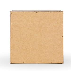 Comoda Andra cu 2 sertare alb/gri inchis (OT-A2XSS-10)