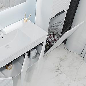 Dulap penal Bayro Positano Alb Drept