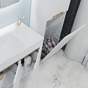 Dulap penal Bayro Positano Alb Drept