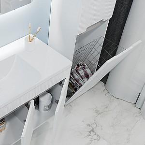 Dulap penal Bayro Positano Alb Drept