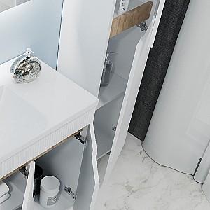 Dulap penal Bayro Positano Alb Universal