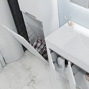 Dulap penal Bayro Positano Alb Stang