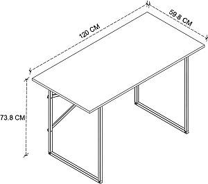 Masa de birou Bofigo 15-09-08 Anthracite