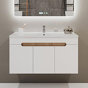 Dulap sub lavoar Bayro Etna Duo Argo 1000 Alb