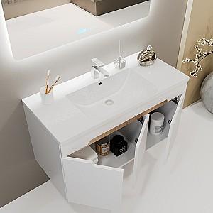 Dulap sub lavoar Bayro Etna Duo Argo 1000 Alb