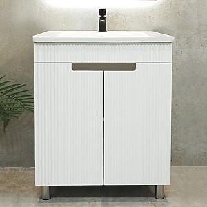 Dulap sub lavoar Bayro Positano Duo Argo 700 Alb