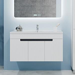 Dulap sub lavoar Bayro Positano Duo Argo 1000 Alb (123972)