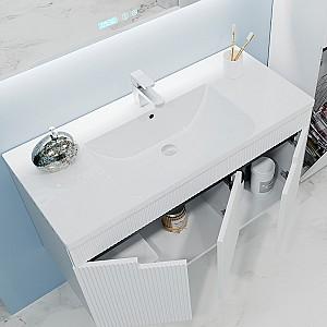 Dulap sub lavoar Bayro Positano Duo Argo 1000 Alb (123972)