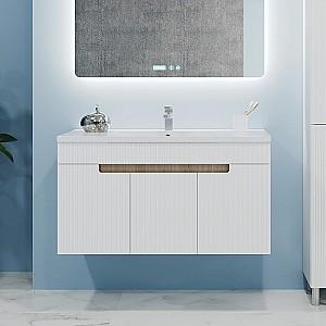 Dulap sub lavoar Bayro Positano Duo Argo 1000 Alb (123972)