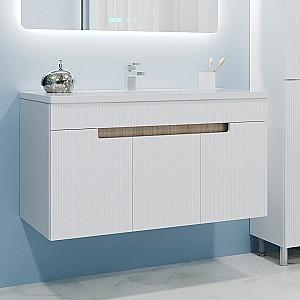 Dulap sub lavoar Bayro Positano Duo Argo 1000 Alb (123972)