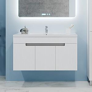 Dulap sub lavoar Bayro Positano Duo Argo 1000 Alb (123972)