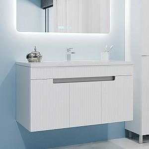 Dulap sub lavoar Bayro Positano Duo Argo 1000 Alb (123972)