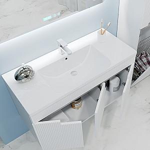 Dulap sub lavoar Bayro Positano Duo Argo 1000 Alb (123972)