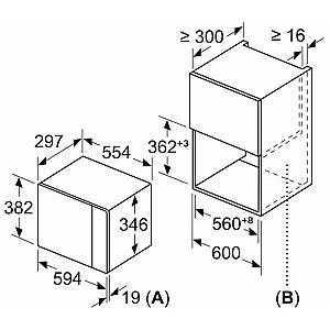Cuptor cu microunde incorporabil Bosch BFL524MW0