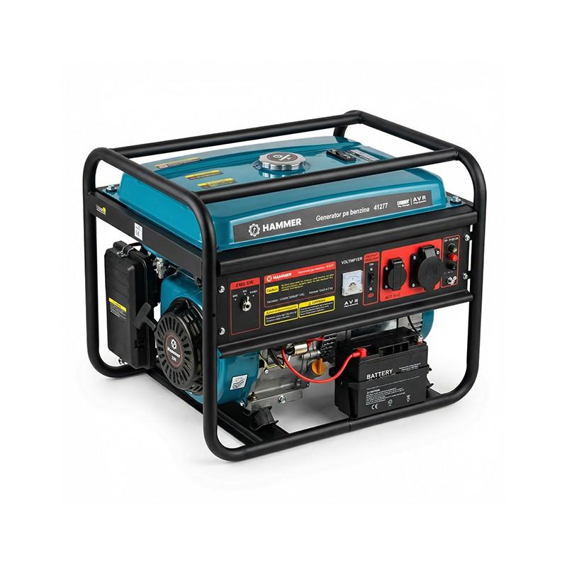 Generator electric de curent Hammer 5.5kW, 230V, 420cm3, Man/elec., AVR.