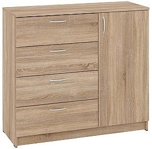 Comoda Pehotin K-4+1 Stejar Sonoma