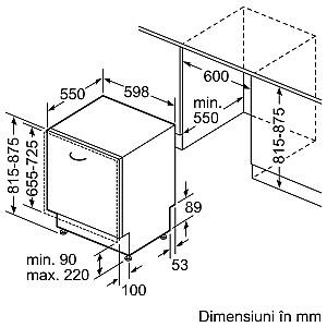 Masina de spalat vase incorporabilă Bosch SMV4HVX31E