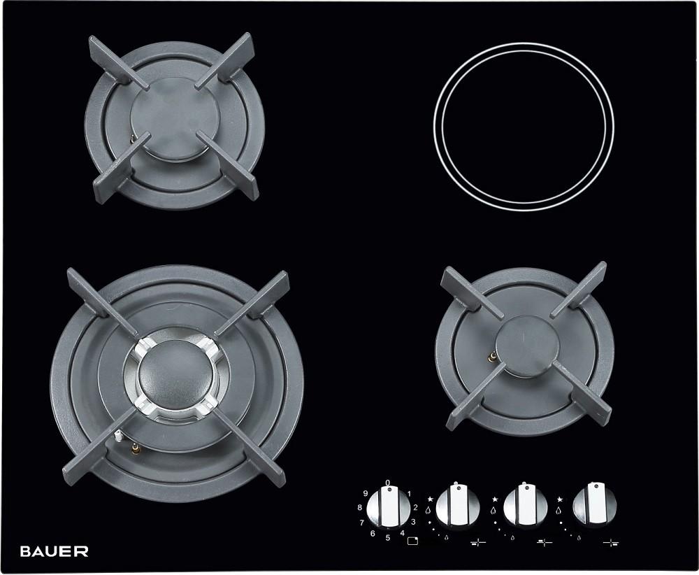 Plita incorporabila combinata Bauer PRG 6041EG-A