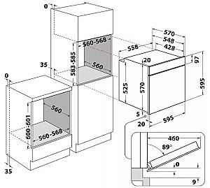 Cuptor electric incorporabil Whirlpool OMSK58CU1SB