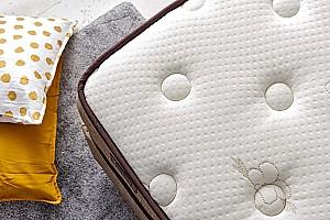 Saltea Trendy Cotton 200x200 Alb/Bej/Maro