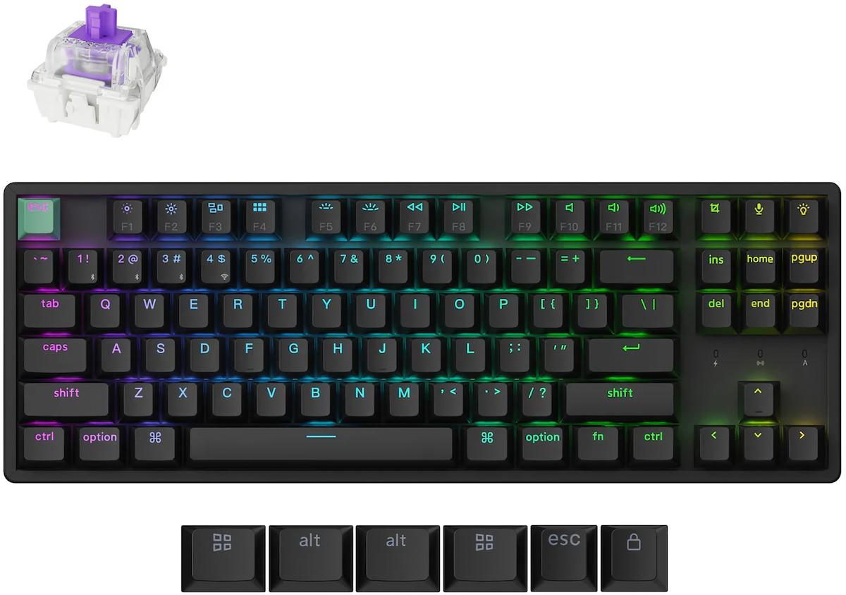 Tastatura gaming Keychron K8 HE Wireless Magnetic Switch (K8H-J1)