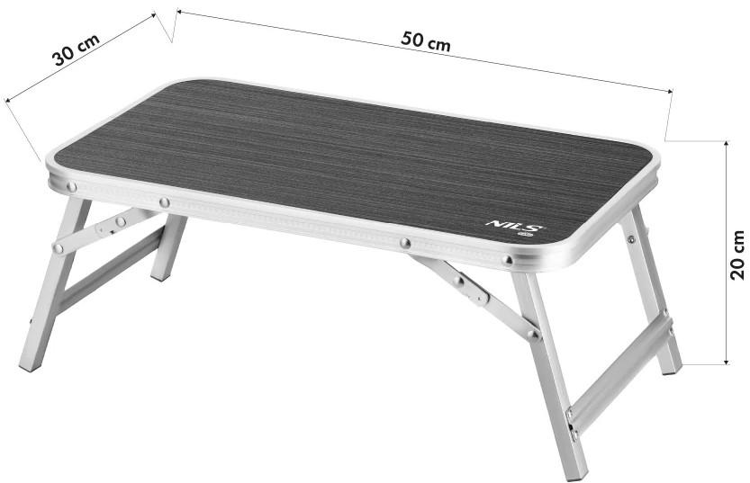 Masa pliabila Nils Camp NC3403 Grey