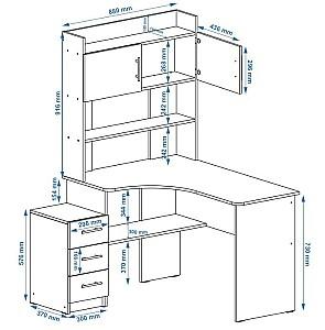 Masa de birou Pehotin Forward Kraft