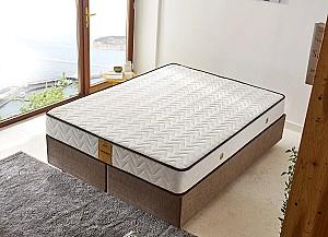 Saltea Trendy Visco Exclusive 140x200 Alb/Maro