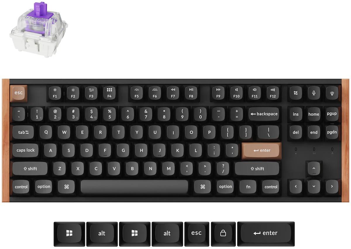 Tastatura gaming Keychron K8 HE Wireless Magnetic Switch (K8H-F1)