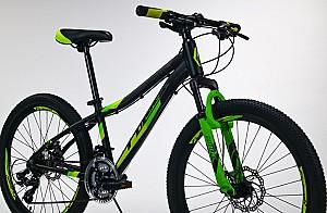 Bicicleta de munte Fulger Neptun 24 Black/Green